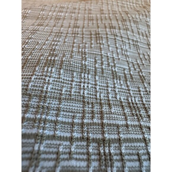 Athleta Jacquard Chaturanga Tight‎ Leggings Small Light Tan White Textured - Picture 3 of 9